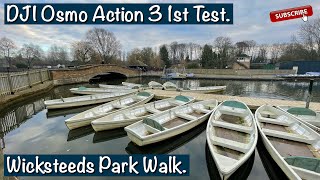 DJI Osmo Action 3 Test Vlog 4K | Wicksteed Park Walk