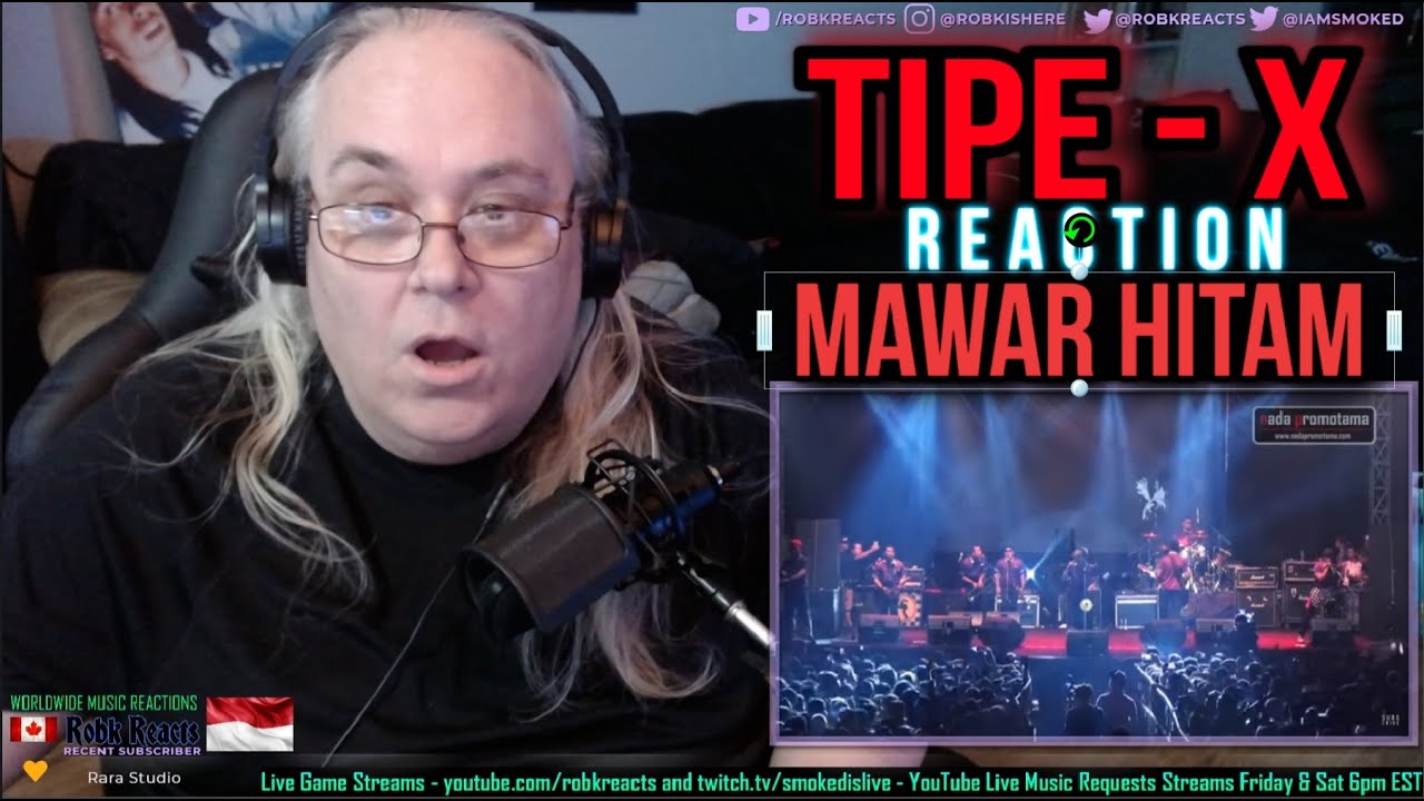 Tipe-X Reaction - Mawar Hitam (Official Music Video)  - First Time Hearing