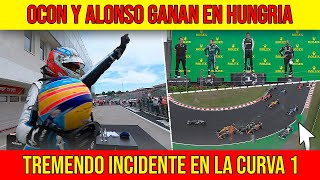 ESPECTACULAR! RESUMEN CARRERA GP HUNGRIA F1 2021 | La VICTORIA de Ocon, Alonso piloto del DÍA