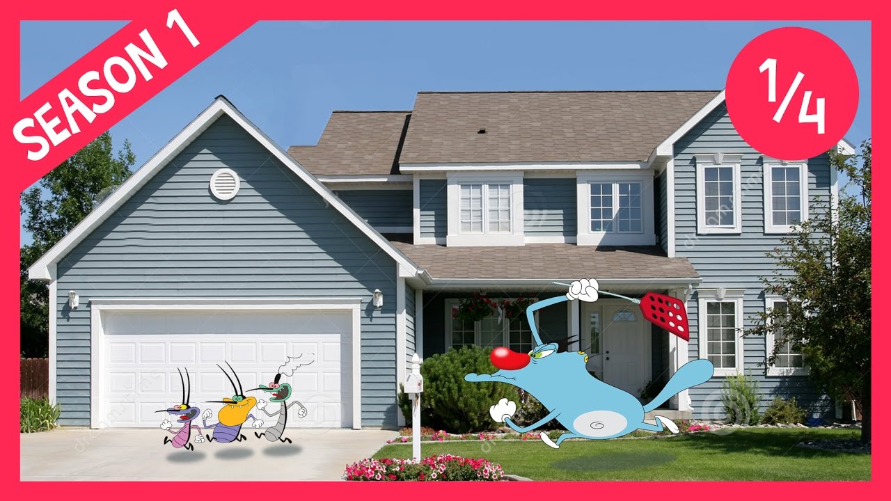 new cartoons for kids (NEW) Oggy and the Cockroaches - SEASON 1 (1/4) COMPILATION 1 HOUR !!!