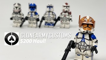GIANT CLONEARMYCUSTOMS $200 LEGO STAR WARS UNBOXING! Adding To The CAC Collection!