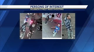 NOPD looking for persons of interest in Bourbon Street shooting