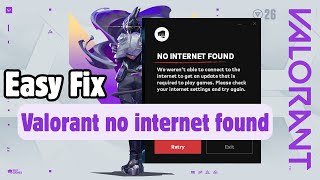 How to fix valorant no internet found (2025 Guide)