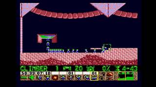 Tricky 19 Postcard From Lemmingland - 2562 Frames Lemmings Genesis Tas