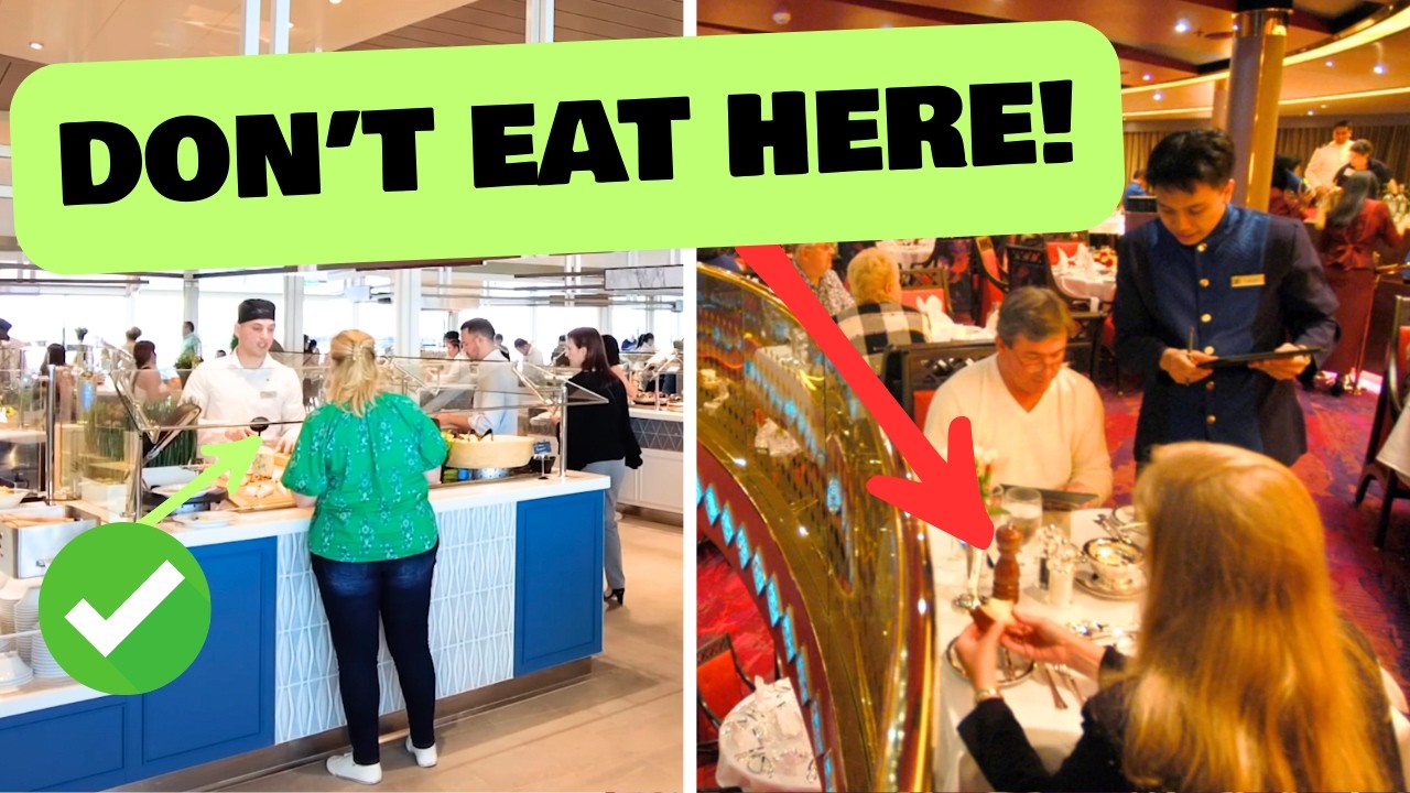 Cruise Buffet vs. Main Dining Room