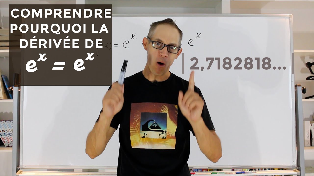 Parce que vous vous êtes toujours demandé pourquoi la dérivée de e^x est e^x ? Voici la raison!