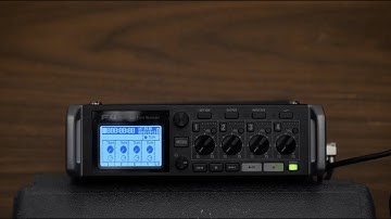 Setting up a Zoom F4 for Sound Mixing