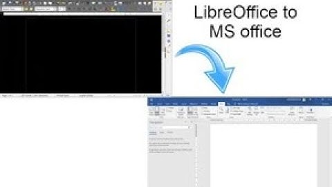 LibreOffice to MS office theme with dark mode
