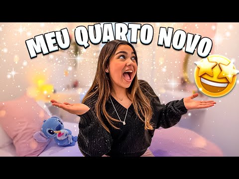 TOUR PELO MEU QUARTO NOVO!!!