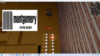 Awesome Montgomery traction elevator @ ET - Roblox