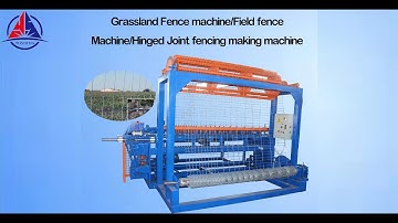 how to operate grassland field mesh fence machine-hinged joint fence machine