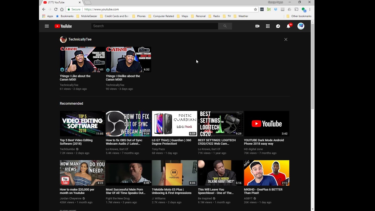 How To Apply The Youtube Dark Theme For Desktop Youtube