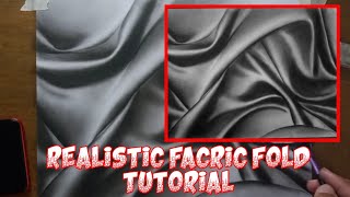 How To Make Fabric Folds Realistic Charcoal Tutorial