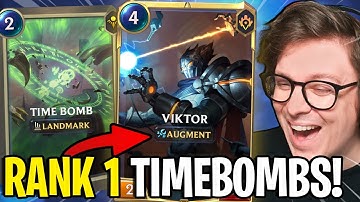 RANK 1 WITH TIMEBOMB PRINTER?? - Legends of Runeterra