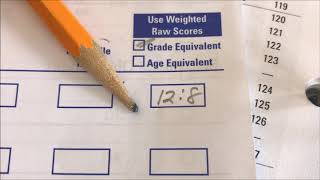 WFAS WORD TEST: SCORING FOR GRADE EQUIVALENT