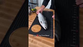 Kylebooker Fish Fillet Mat with Bamboo Cutting Board