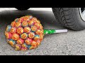 EXPERIMENT Car Vs Watermelon Rainbow Jelly Crushing Crunchy Soft Things By Car 