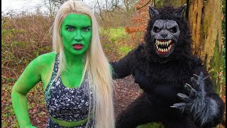 Hulk Smashes The Werewolf Beast