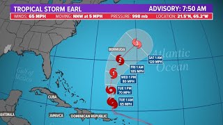Tropical update: Earl could become first major hurricane