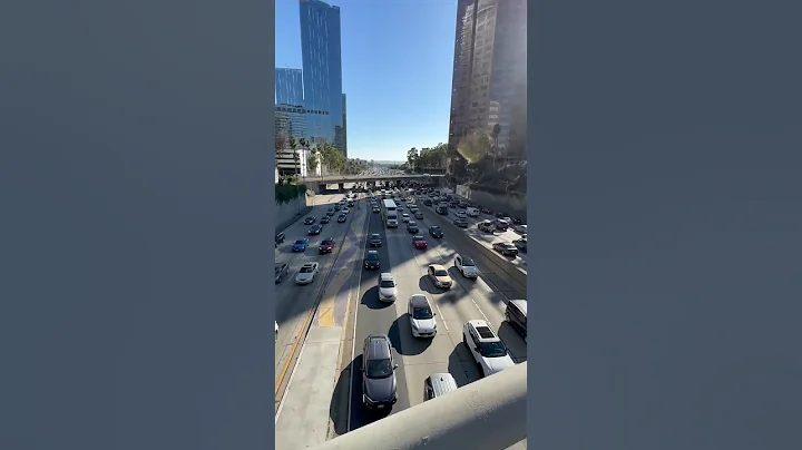 Los Angeles Rush Hour Traffic Downtown #nojumper #adam22 #macrojabber