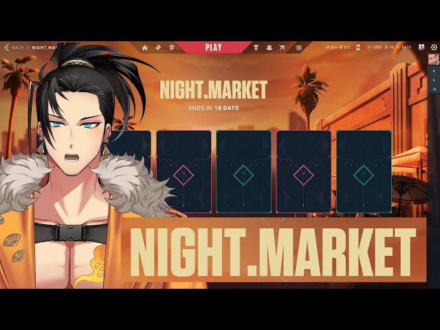 【Valorant】I'm literally only doing this to see what I get on Night Market it'll be super short lolのサムネイル