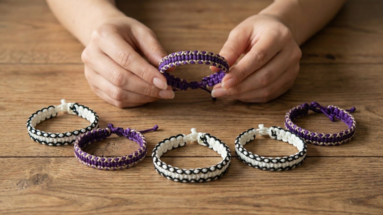 🔴 Роскошный браслет, который подойдет всем | Урок по изготовлению браслета в технике макраме | Ис...