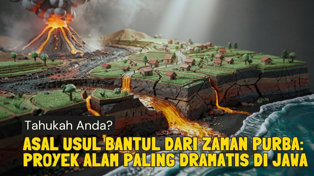 Asal Usul Bantul dari Zaman Purba: Proyek Alam Paling Dramatis di Jawa,Fakta Unik,Sejarah Menarik