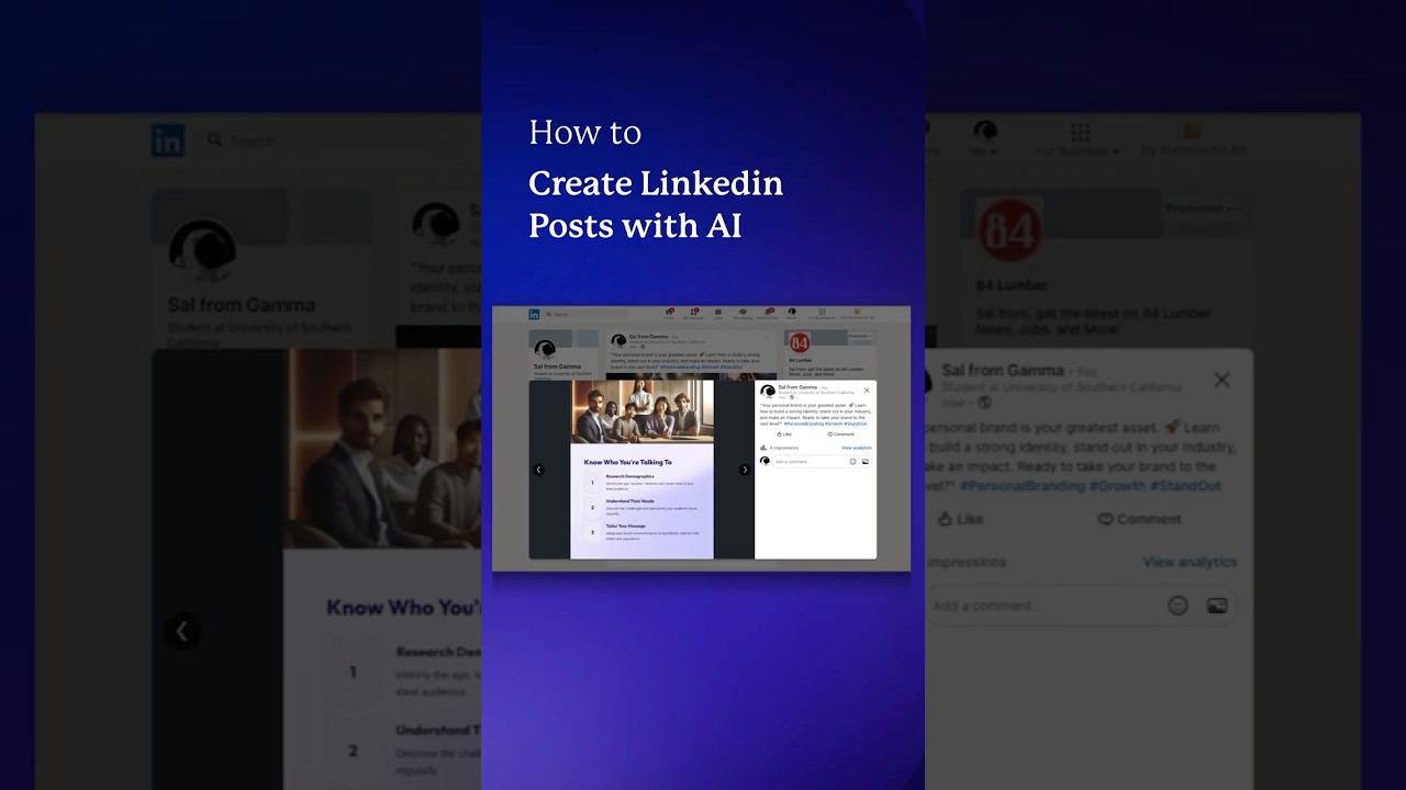 Create VIRAL LinkedIn Posts in SECONDS with AI