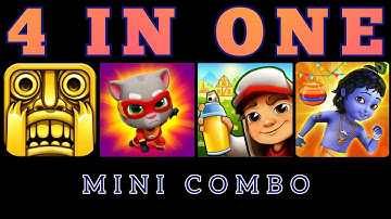 Temple Run Classic Vs TalkingTom Hero Dash Vs Subway Surfers Vs Little Krishna   Gameplay FHD  #02