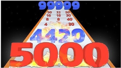 Number merge  Master 3D : Number Run 2048 in MAX LEVEL ( New Update , ASMR ) PART 14