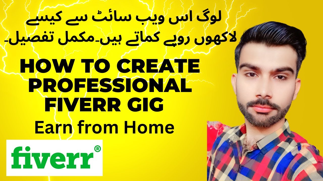 How to create professional fiverr gig | how to make money on fiverr ...