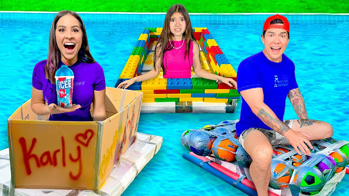 24 HOURS IN FLOATING BUNKERS IN THE POOL!