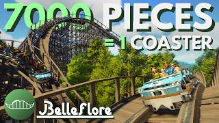 This Custom Supported Woodie Took 7000 PIECES | Belleflore Ep. 8 | Planet Coaster 2