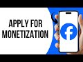 How To Apply Monetization To Facebook Page ?