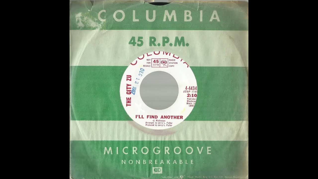 The CITY ZU - I'll Find Another (1967) [promo 45rpm] - YouTube