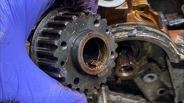 Timing belt sprocket ⚙️ removal for 1990 Miata with “short nose” crank shaft.