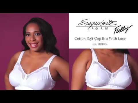 Women's Exquisite Form 5100531 Front Close Cotton Posture Bra