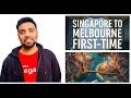 Melbourne First Time Travel Vlog | Singapore to Melbourne Journey | Australia Vlog