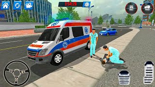 Ambulance driving simulator game, transport the injured to the hospital - 2021 Android Gameplay screenshot 3