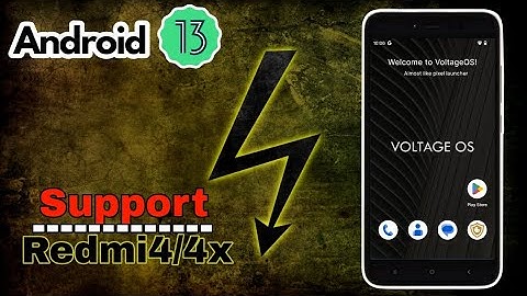 Install Voltage os rom for redmi 4/4x | Android 13 | how to install custom rom in Redmi 4/4x