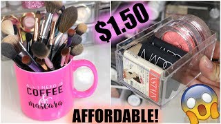 MAKEUP STORAGE + ORGANIZATION TIPS | SheIsJenn