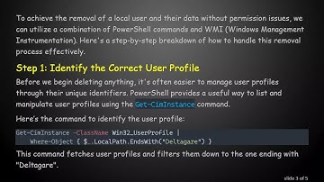 How to Remove Local User and Data from Windows 10 Using PowerShell