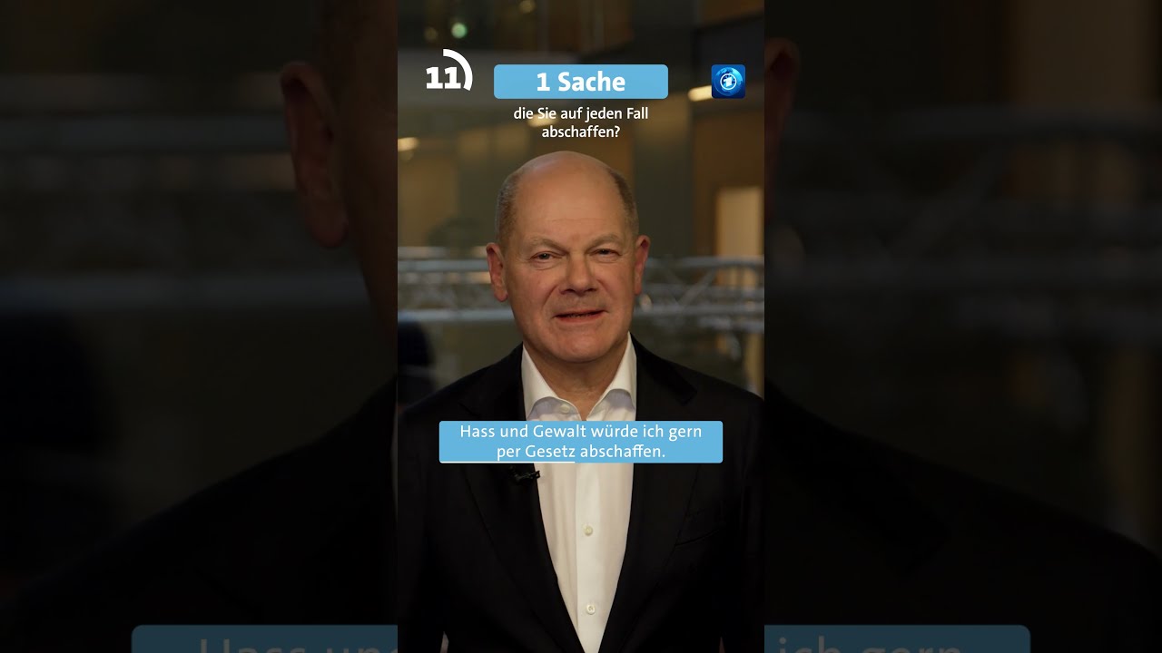 Vier Fragen 15 Sekunden Zeit Zu Antworten Heute Olaf Scholz Kanzlerkandidat Der SPD Shorts