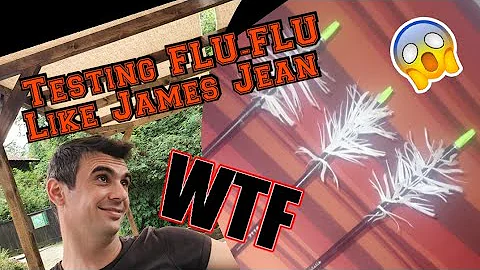 Traditional archery trick shoot - FLU-FLU archey t...