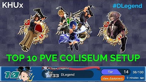 KHUx - Top 10 PVE Setup Showcase + Traits for TVA and Kairi!