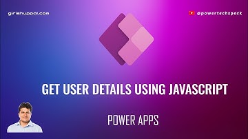 Get User details (id, name) using JavaScript (for model driven Power Apps)