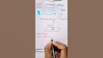 Activity 1.5 NCERT Chapter-1 science Class10| All activities chemistry Class10| chemical reactions
