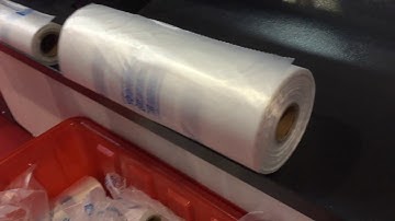 2017 CHINAPLAS HSYX 450X2 PLASTIC BAG ON ROLL WITH CORE VEGETABLE SUPERMARKET BAG MAKING MACHINE