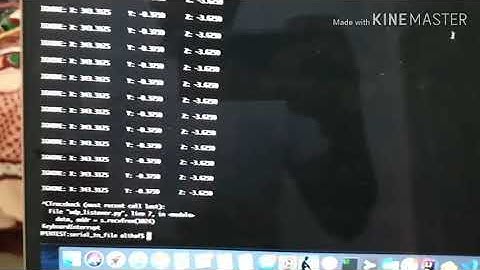 IMU data connected to wifi