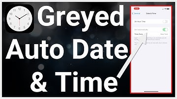 How To Fix iPhone Automatic Date And Time Greyed Out